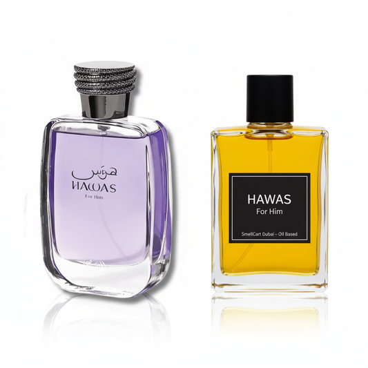 Smellcart Dubai: Rasasi Hawas for Him (EDP & Concentrated Oil) 🇦🇪