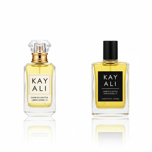 Smellcart Dubai: Kayali Capri In A Bottle Lemon Sugar | 14 (EDP & Concentrated Oil) 🇦🇪