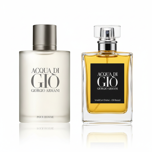 Smellcart Dubai: Giorgio Armani Acqua di Giò (Pour Homme & Concentrated Oil) 🇮🇹