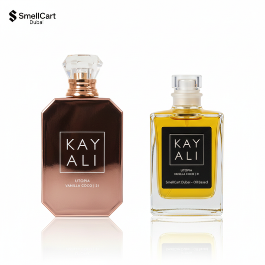 SmellCart Dubai: Kayali Utopia Vanilla Coco | 21 - Original & Intense Oil Duo